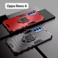 OPPO RENO 4 CASE ROBOT ARMOR IRING STANDING CASE