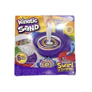 Kinetic Sand Deluxe Swirl N Surprise Toy ของเล่นทรายเพลย์เซทแบบหมุน