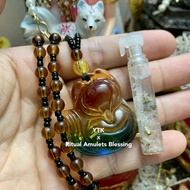 Nine Tail Fox Crystal Locket Amulet + Oil