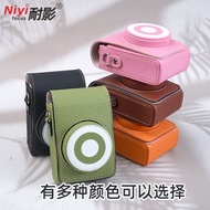 Camera Bag Leather Case Suitable For Canon G7X2/G7X3 Soni ZV1/RX100M4/5/6 Black Card M