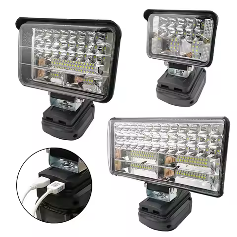 18V 3/5/8inch LED Tool Lamp Work Light for Makita 18V Lithium Battery BL1430 BL1850 Outdoor Flashlig