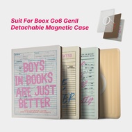 Murmole Magnetic Case suit for Boox Go6 GenII Poke7 Library Due Date Card Matte Translucent Detachab