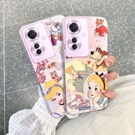 Phone Casing for OPPO Reno11 F 5G OPPOReno11F Reno11F Reno 11 F 11F 2024 New Phone Case Lovely Cute Cartoon TPU Softcase Sleeping Flowers Princess for Girls Back Cover