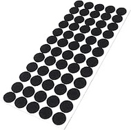 Adsamm FP-35-SA-BL-20-60-1 FP-35-SA-BL-20-60 60 x Felt Pads, Ø 20 mm, Black