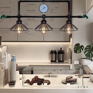 Chandelier Art Water Pipe Creative Coffee Bar Counter Wine Clothing Nostalgic Style Retro American R