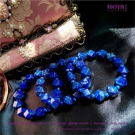 HOJB Natural Lapis Lazuli Star Cut 5A Bracelet 8.5-11.5mm 聚寶軒天然青金石星形切面5A手串8.5-11.5mm