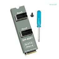 BTM Two SFF-8087 Storage Expansion Card for M Key PCIe Routing Eight Drive Layout Support for Archiv