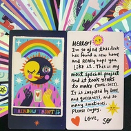 12x7 cm Rainbow Tarot Deck