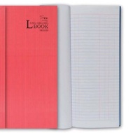 [ UNI ] Hard Cover Long Oblong Book 3 Columns 120pgs