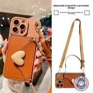 Korean Ins 3D Heart Wallet Phone Case For Realme P4X P4 P3 Pro Ultra Lite P3X P1 XT X2 X 5 5S 5i 3 G