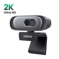 UGREEN 2K 30Hz HD Mini Webcam 4MP Autofocus For Laptop Computer Web Camera Dual Microphones for Yout
