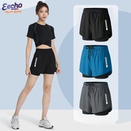M-5XL Unisex 2-in-1 Dir-Fit Shorts Running Shorts Cycling Sport Pants Mesh Double Layer Shorts Pants