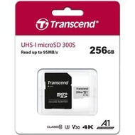 Transcend 創見 256GB 300S microSD UHS-I U1 記憶卡 無轉卡 256g 手機記憶卡