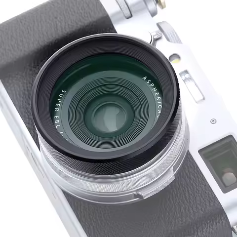 Haoge Metal Lens Hood with MC UV Protection Multicoated Ultraviolet Lens Filter for Fujifilm Fuji X1