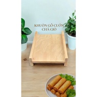 Mold-free Natural Wooden Spring Roll Mold Available in 2 Sizes to Choose from 10Cm or 12CM