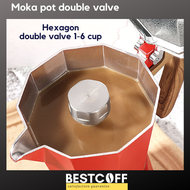 Bestcoff ดับเบิ้ลวาล์ว โมกาพอด Double valve for moka pot