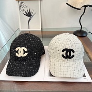 Chanel Tweed Fabric Baseball Cap Casual Adjustable Outdoor Sun Hat.CP