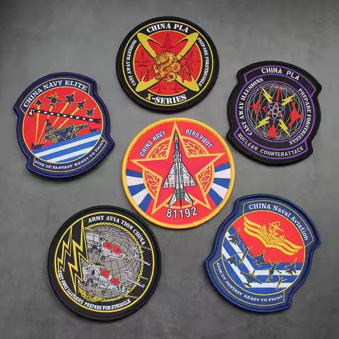 X10 PLA ARMY AVIA TION Tactical Embroidery Patch China Naval Aviation Navy Elite 81192 for Clothing 