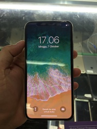 Iphone X 64gb silver second garansi ibox mulus