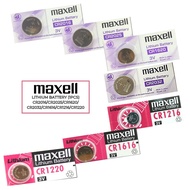 (1 pcs) Maxell Lithium Battery 3V CR2016/ CR2025/CR2032/CR1220/CR1616/CR1216/CR1620