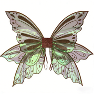 JURHOMIE Organza Large Fairy Wings Sparkling Adult Women Princess Fairy Wing 2026 Angel Wings Fairy