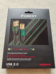 Audioquest Forest 1.5m USB 2.0 A-B cable