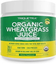 ▶$1 Shop Coupon◀  Organic Wheatgrass Juice Powder - Organically Grown in Volcanic Soil of Utah - Raw