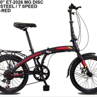 Sepeda Lipat Folding Bike 20" Exotic 2026 MT 7S