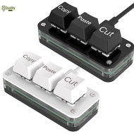 Customizable 3 Key Macropad Mini Gaming Keyboard for Programming