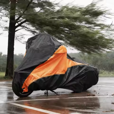 All-Weather Motorcycle Cover Waterproof 420D PU For Harley Street Glide FLHX Special FLHXS Road King