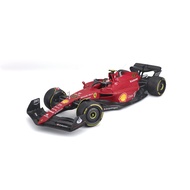 Bburago B18-16811S Formula 1 FERRARI F1-75 SAINZ with HELMET 1:18 Scale Die-Cast Collectible Race Ca