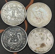 全港高價徵收 各種舊銀元 袁大頭 北龍洋 孫小頭 船洋 站洋 鷹洋 香港半圓 1964年五仙 貳毫等等舊銀幣