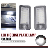 8E0807430A Car White LED License Number Plate Light For Audi A3 S3 / A3 Cabriolet A4 B7 S4 B7 RS4 B7