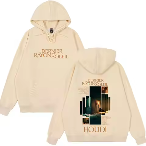 Rapper Houdi Le Dernier Rayon De Soleil Album 2026 Graphic Hoodies Men Women Fashion Pullover Long S