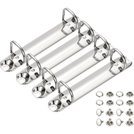 PATIKIL B7 2 Hole Ring Binder Mechanisms, 4 Set 0.8" D Ring Replacement Binder Planner Loose Leaf Bi