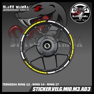 MIO M3 RIM STICKER - MIO M3 A03 TIRE VARIATION LIST STICKER