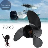 For Tohatsu Nissan Mercury 4HP 5HP 6HP Aluminum Outboard Propeller Accessories