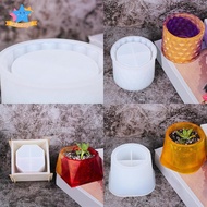[Edstars] Flower Pot Silicone Craft DIY Pen Holder Cement Concrete Resin Casting Succulent Plant Mould