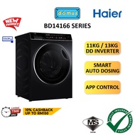 2025 Haier Front Load Washing Machine DD Inverter 11KG / 13KG With Steam Wash Colour Panel Mesin Bas