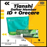 Kartu Id Member Tiens + Orecare Tiens Herbal Toothpaste Terlaris