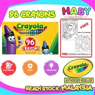 MEGA Crayola 96 Colors Crayon Art School Supplies Classic Kids Art Tools Non Toxic Crayons Age 3 and