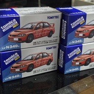 Tomytec LV-N349C 1/64 Mitsubishi Lancer Evolution evo9 MR GSR ralliart red evo IX TLV 1:64