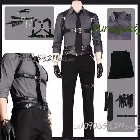 Cosplay Sylus/Xavier/Zayne/Rafayel Cosplay Costume Wig Love and Deepspace Women Men Shirt Pants Belt
