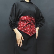 BATIK COUPLE - Angkin Jumputan Instant Kemben Kebaya Angkin Jumputan Elastic Back