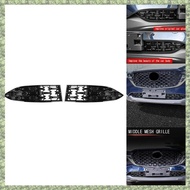 (E L X I) Car Front Lower Bumper Grill Grille Moulding Cover for Mazda CX5 CX-5 2022+ Front Bottom Middle Net Decoration
