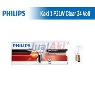 Philips P21W 24V 21W 1-Leg Clear Bulb