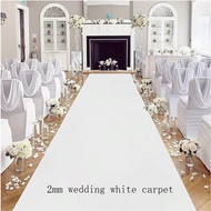 White Romantic Wedding Carpet Indoor/Outdoor Event Party Ceremony Rug Mat Aisle Runner For Wedding B