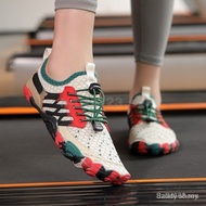 Ready Stock Indoor Fitness Shoes Men Women Skipping Rope Shoes Deadlift Treadmill Shoes Shock Absorp