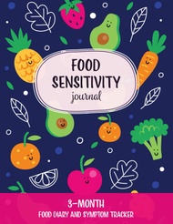 Food Sensitivity Journal: Cute 3-Month Food Diary and Symptom Tracker, Low-FODMAP Food Diary, IBS Di