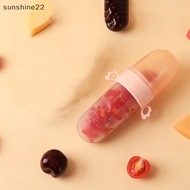 SN  Baby Feeding Bottle + Teether Baby Silicone Feeding Squeeze Bottle Spoon  nn